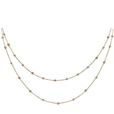 Damen Goldkette Doppelkette