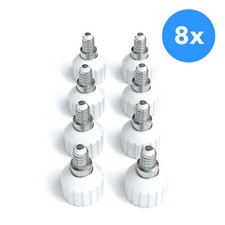 8x Lampensockel Adapter E14