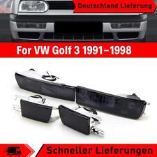 Schwarz Klarglas Nebelscheinwerfer mit Blinker für VW Golf 3 91-98