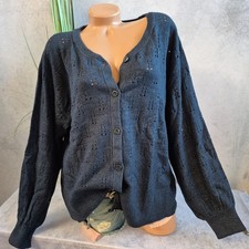 Sheego Damen Strickjacke