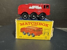 Fire Fighting Crash Tender - Matchbox Lesney 63 England in Box *60550