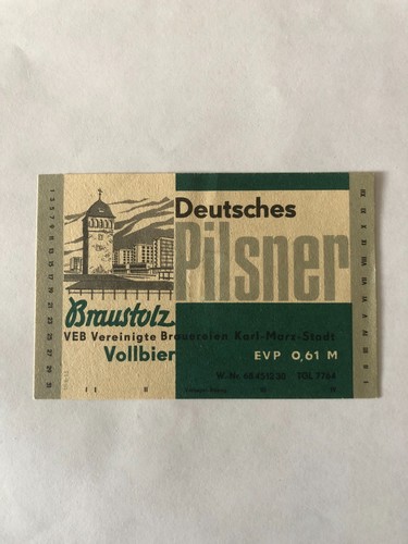 Bieretikett braustolz brauerei - bieretikett, braustolz-brauerei