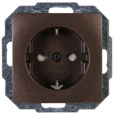 Kopp PARIS Palisander Rahmen, Steckdosen, Schalter, Taster, etc.