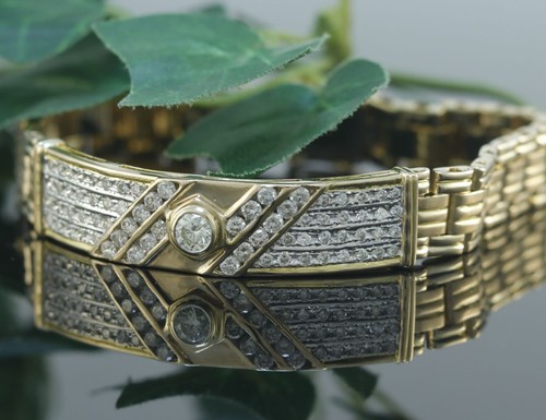 Brillant gold armband 750er - in,