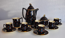 Mintons Isis Solano Ware by John Wadsworth Art Deco Mokka Tee Kaffee Service