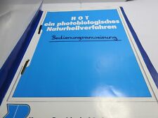 HOT photobiologisches Naturheilverfahren Kastner Praxisbedarf Bedienungsanleitun