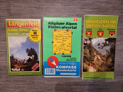 Wanderkarten von - 3,