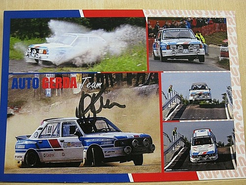 Original rallye autogrammkarte - original,