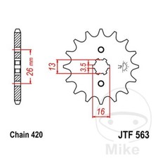 Ritzel für yamaha - ritzel, mx