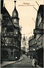 Old postcard Marburg