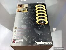 Paulmann 993.78 Premium Einbauleuchten Set 6x35W 12V Halogen GU5.3 Messing EEK:D