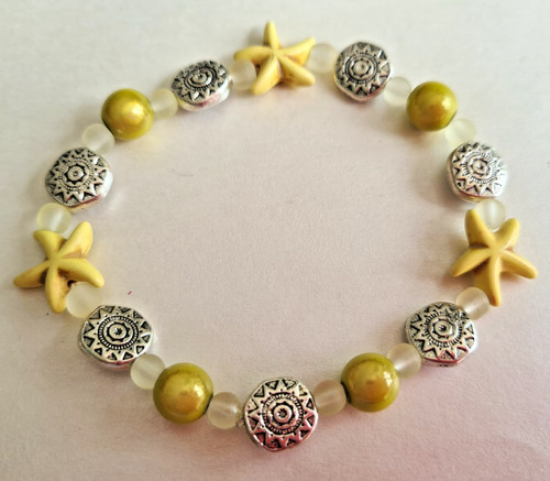 Damen armband sonne seestern - armband,