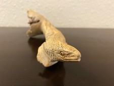 Leguan Echse geschnitzt aus Mangrovenholz 25 cm 