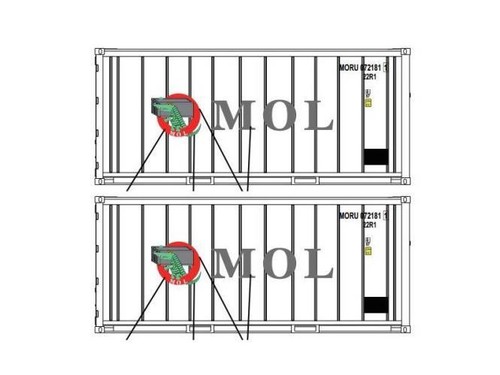 Pirata kühl container - 2x, kühl-container