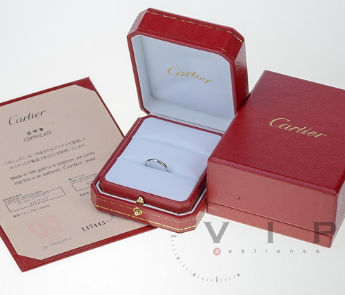 Cartier 1895 trauring platin - cartier,