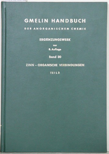 Gmelin handbuch handbook - gmelin,