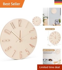 Elegante Uhr 30cm ohne Ticken