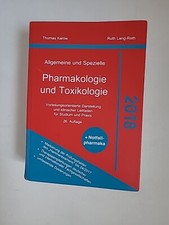 Allgemeine und Spezielle Pharmakologie und Toxikologie 2018 Karow-Lang, 26. Aufl