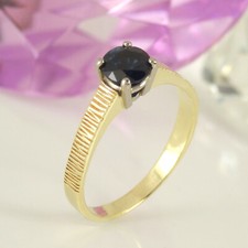Ring Solitär 585 Gelbgold 14K