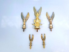 ADLER KÜHLERFIGUR  ( SET ) - ( 5 STÜCK ) - VINTAGE - USA