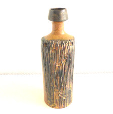 Vintage Keramik Flasche braun