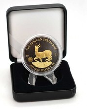 1 oz Silber Gabun Springbock