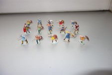 Elastolin 4 cm-15 Figuren mit Silbersockel"TOP,Vitrinenstücke"