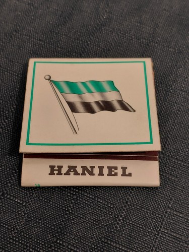 Streichholzheftchen haniel - streichholzheftchen,,