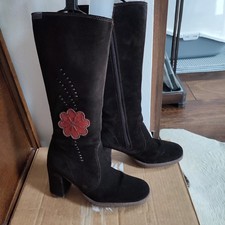 Elegante Stiefel Wildleder