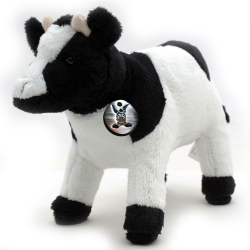 Kuh kuscheltier schwarz weiß - kuh,