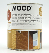 Mood Premium Holzfassaden Lasur Holzlasur Holz Wetterschutz Fassade teak 0,75 L