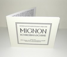 Mignon AEG Typewriter