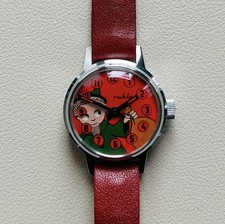DDR Ruhla Wackelaugen Uhr -
