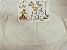 Ausstickdecke, Tischdecke