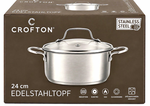 Crofton kochtopf edelstahl - crofton, 24