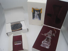 SWAROVSKI - SCS JAHRESAUSGABE 2000 - COLUMBINE + SCHILD + STÄNDER  IN OVP