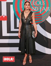  ZARA BLACK FAUX LEATHER MIDI