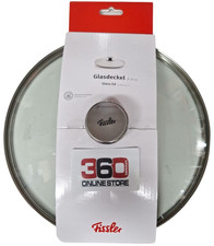 Glasdeckel 28cm Fissler mit Edelstahl Kaltgriff und Pfanne 28cm Set
