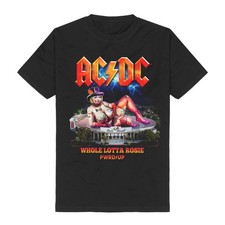 ACDC T-Shirt Herren PWRUP Lotta Rosie schwarz Band-Merch, Bands