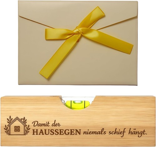 Wasserwaage einzugsgeschenk - wasserwaage,