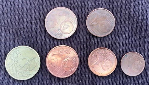 Euro cent kursmünzen - lot, –