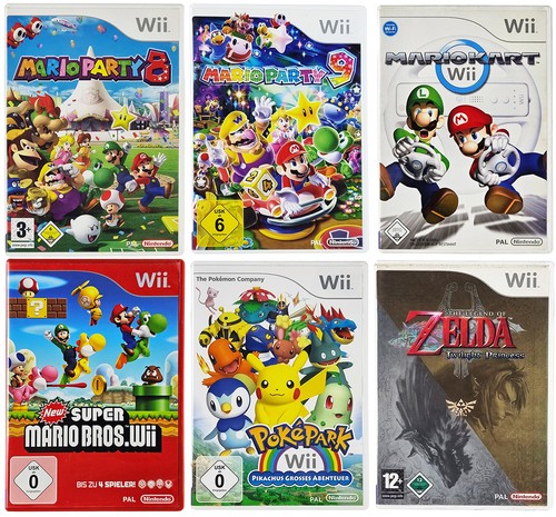 Nintendo wii spiele - wii, auswahl