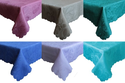 Damast tischdecke 80x80cm - tischdecke,