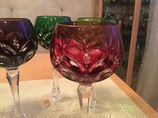 bleikristall Gläser farbig