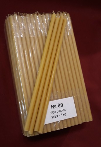 100 bienenwachs kerzen - ,