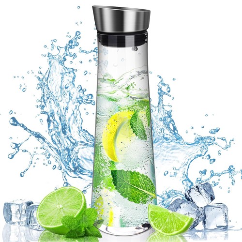Wasserkaraffe glas 1liter - wasserkaraffe,