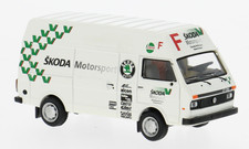 Brekina 1:87 H0 34957 VW LT Hochraum-Kasten, 1985, Skoda Motorsport NEU OVP