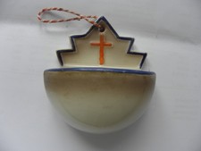 Kleines Weihwasserbecken Keramik Goebel