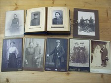 CDV Fotoalbum Fotos Soldaten 1.WK Trachten Portrait Kinder Frauen Männer usw...