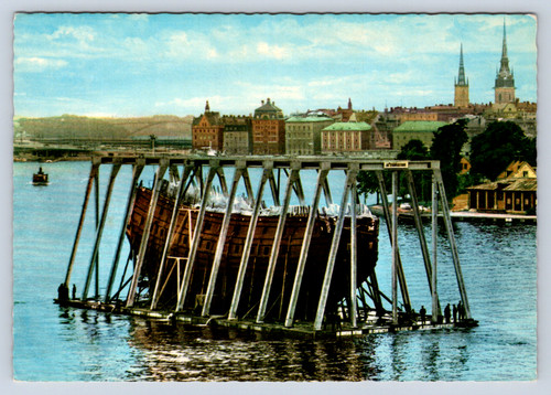 Vintage postcard the wasa - vintage,